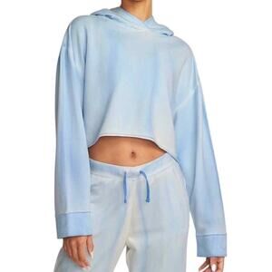 NIKE YOGA LUXE FLEECE BLUE WHITE DYE HOODIE PLUS SIZE 3X BRAND NEW WITH TAGS